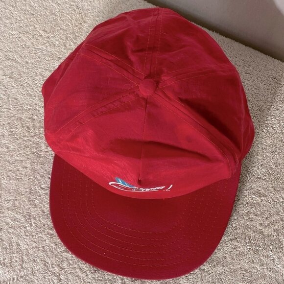 Vintage 90s Coca Cola Red Snap Back Trucker Style Hat - Picture 2 of 13